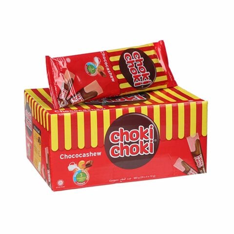 Choki Choki Chocolate Cashew Paste 12g Pack of 80