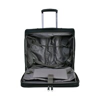 Eminent Water Repellant Multi Compartment Unisex Pilot Case Trolley For Business Travel And Office, V135-17, Black