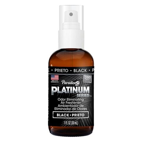 2 Paradise Platinum Air Freshener Spray Odor Eliminator Car