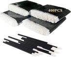 اشتري Ecbasket Disposable Lip Brushes Lip Gloss Applicators Kits Black - 400Pcs في الامارات