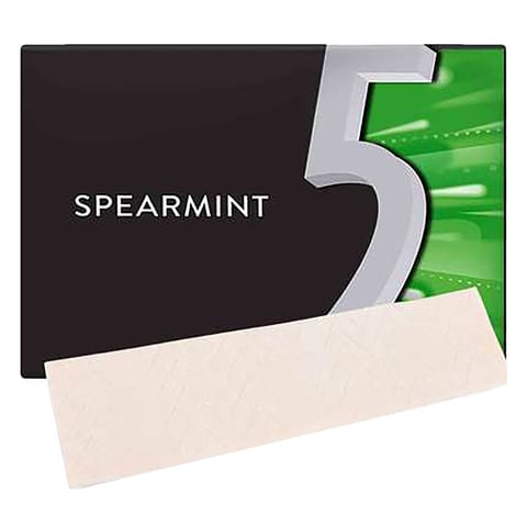 Wrigley&#39;s 5 Electro Spearmint Chewing Gum 31.2g