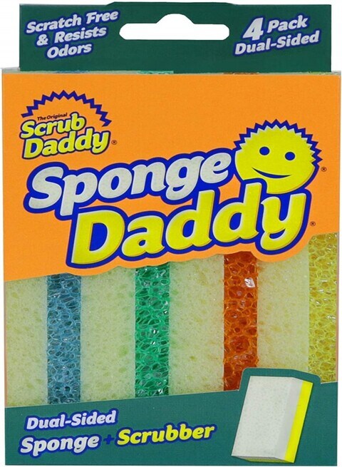 Scrub Daddy Sponge Daddy Dual Sided Sponge - Shop Sponges & Scrubbers at  H-E-B