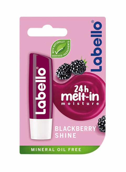 Buy Labello 24 Hours Melt In Lip Care Moisturizer Blackberry Shine 5.5Ml in Saudi Arabia