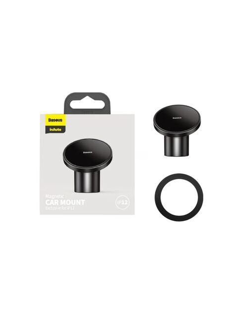 Baseus Magnetic Car Mount Exclusive For Apple iPhone 12 Series, Black