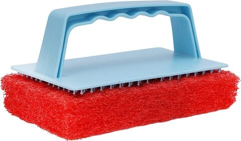 Superio Scrubbing Brush with Grip Handle (Blue)