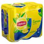 Buy Lipton Lemon Ice Tea Non-Carbonated Refreshing Drink 320ml Pack of 6 in UAE