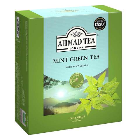 Ahmad Tea - Mint Green Tea - 1.5 x 100 Teabag 