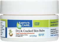 Earth&#39;s Care Dry &amp; Cracked Skin Balm, Deep Penetrating Moisturizer, 0.21 OZ By Royalista.Ron