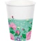 Creative Converting Floral Fairy Sparkle Hot/Cold Cup 8-Pack- 9 oz Capacity