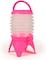 Collapsible Beverage Dispenser With Spigot, Lemonade Juice Drink Dispensers for Parties, Stackable Water Jug Dispenser With Stand,for Outdoor Parties (Pink)