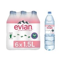 Buy Evian Natural Mineral Water 500ml Case Of 24 Online Shop Beverages On Carrefour Uae