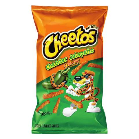 Cheetos Crunchy Cheddar Cheese Jalapeno Snacks 226.8g