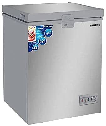 Nikai 108L Net Capacity Single Door Chest Freezer Silver NCF150N7S