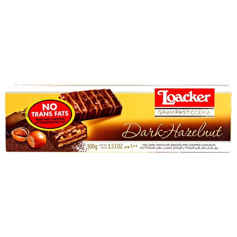 لواكر شوكولاتة داكنة بالبندق 100 جرام