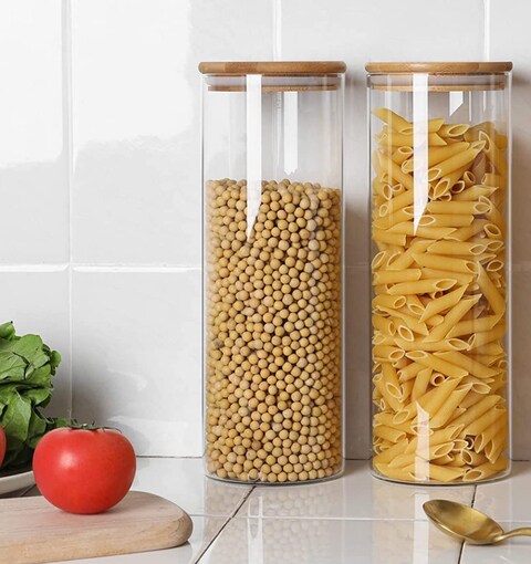 Glass pasta hot sale container