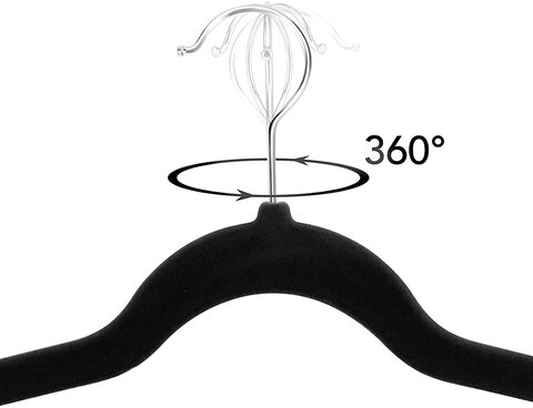 Black velvet hot sale baby hangers