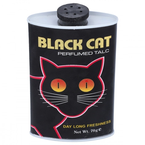 Black Cat Perfumed Talc Day Long Freshness 70g