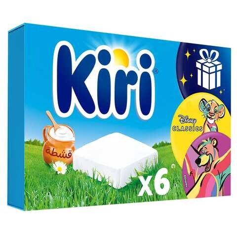 Kiri Spreadable Cream Cheese Squares Disney Limited Edition 6 portions 108g