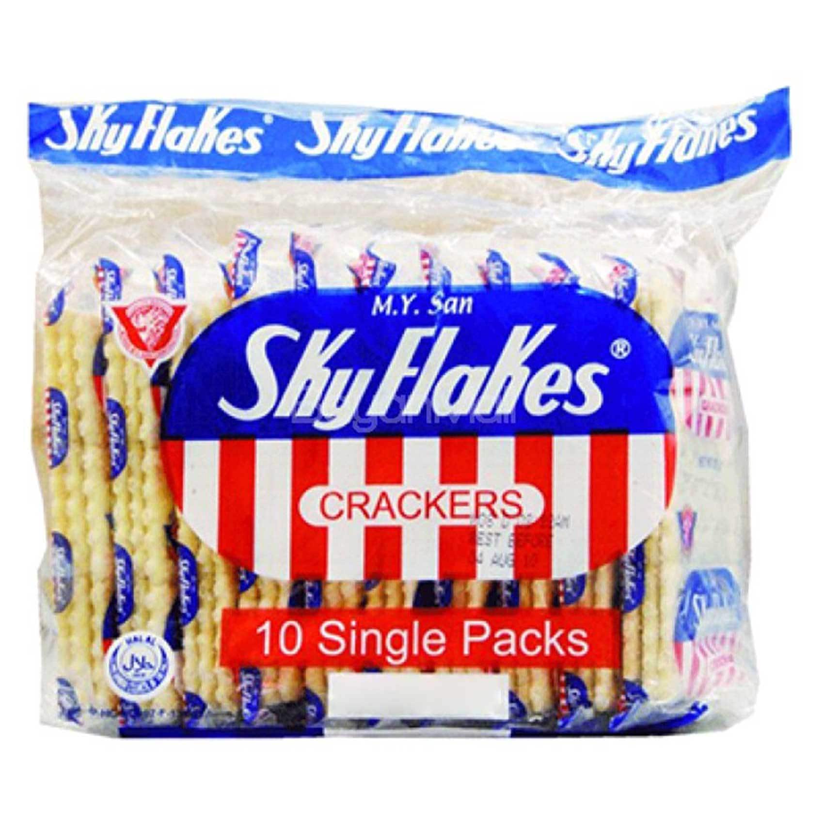 Buy M Y San Skyflakes Crackers 25g X 10 Single Packs Online Shop Food Cupboard On Carrefour Uae