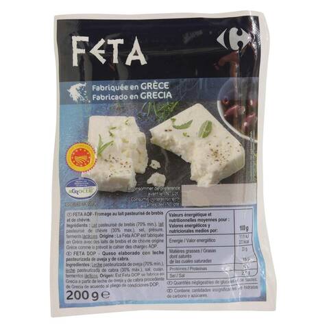 Carrefour Greek Feta Cheese 200g