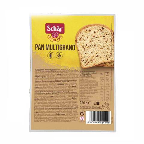 Schar Gluten Free Pan Multigrano Breads 250g