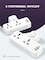 LDNIO SC2311 20W 3-Port USB Charger Extension Power Strip with 1 * 20W USB-C PD Power Delivery / 1 * 18W USB QC3.0/1 * USB-A Wall Charger Adapter Fast Charger for iPhone/Samsung/OnePlus/Mi/Oppo/Vivo