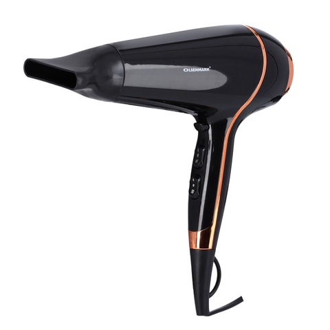 اشتري Olsenmark Professional Hair Dryer, 2100W - Cool Shot Function - Portable - Salon Style Frizz Free Hair - 2 Speed and 3 Temperature Settings with Hanging Loop | 2 Years Warranty في الامارات