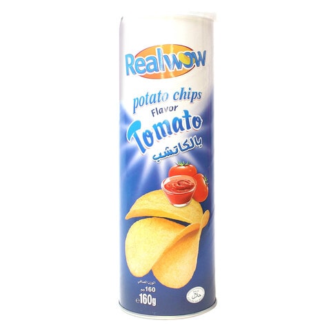 اشتري Realwow Potato Chips Tomato Flavour 160g في الامارات