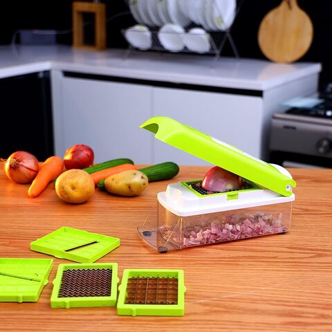 5-In-1 Food Onion Veggie Dicer Chopper Fruit Vegetable Slicer Cutter  Kitchen