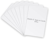 Rubik 8pcs IC Type-A RFID Key Cards for RFID Copier/Reader/Writer/Duplicator (IC Type-A 8Cards
