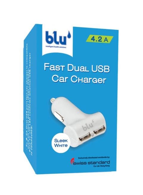 Blu - Fast Dual USB Car Charger