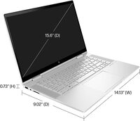 HP 2022 Envy X360, 15.6&quot; FHD IPS Touchscreen 2-in-1 Laptop 12th Intel Core i7-1255U 10-Core Iris Xe Graphics, 64GB DDR4, 2TB SSD, Thunderbolt 4 WiFi 6E Backlit Keyboard Windows 11 Pro w/RATZK 32GB USB