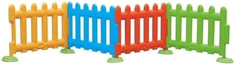 Rainbow Toys, Indoor &amp; Outdoor Play Baby Playpen Multi Colour Fence For Kids Activity Rbwtoy16334 Fence Size: 4 Meters Long