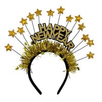 New Year Star Headband Gold