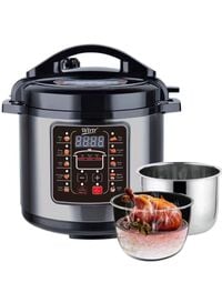 Wtrtr 9L Stainless Steel With 2 Steel Pots Electric Pressure Cooker