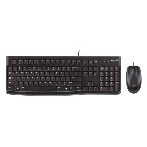 Logitech MK120 Wired Mouse and Keyboard