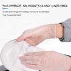 اشتري Docooler - (XL)100 Pcs/Disposable Gloves Powder-Free Stretchy PVC Gloves Sterile Food Safe Grade for Home Food Laboratory Use في الامارات