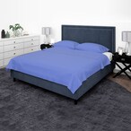 Buy Parry Life Double Flat Sheet 3 Pieces -90Gsm Micro Fiber - Elastic Corners - Wrinkle And Fade Resistant - (200X240) cm in Saudi Arabia