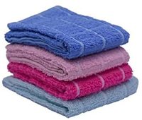 Lushh 100% Cotton highly absorbent Terry Kitchen Towel 40x60cm (8 Pcs Set)