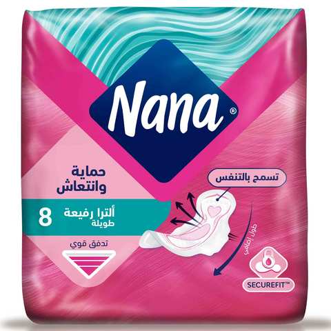 Nana Women Pads Ultra Thin Long 8 Pads