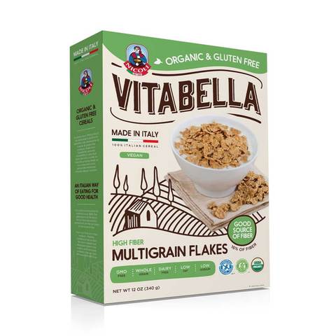 Vitabella high fiber multigrain flakes 340 g (organic &amp; gluten free)