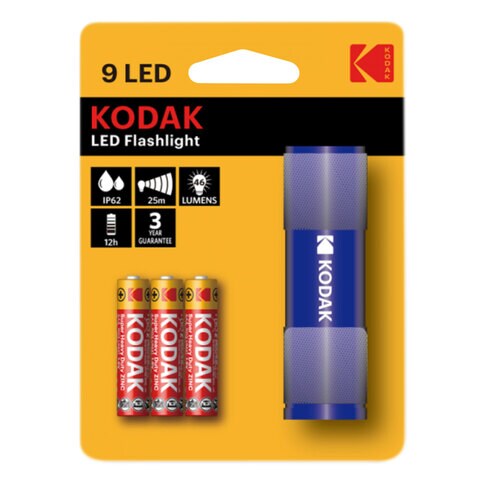 Kodak 9 LED Flashlight Blue