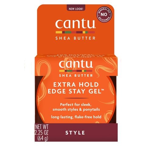 Cantu Shea Butter Extra Hold Edge Stay Gel For Natural Hair 64g