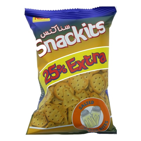 Buy Nabil Snackits Baked Salt Sprinkled Crackers 40g in Saudi Arabia