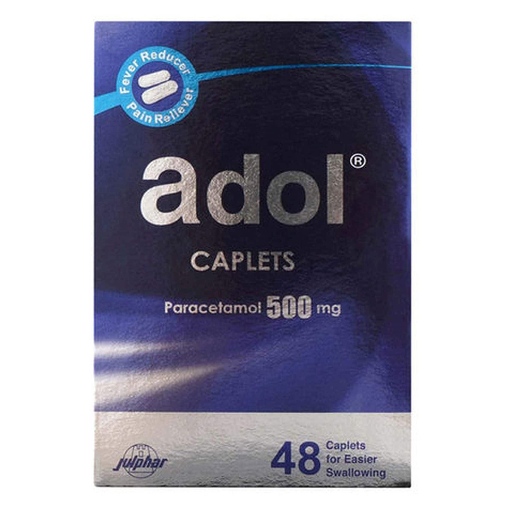 Adol Paracetamol 500mg 48 Caplets