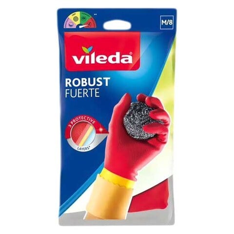 Vileda Medium Toughies Protector Gloves