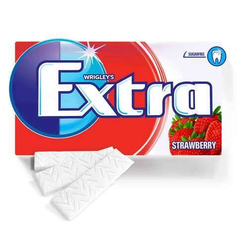 Wrigley  Extra Strawberry Gum Envelope 14 Tablets