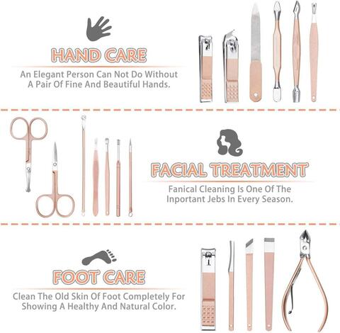 Buy 18 Pcs Pedicure Care Tools Manicure Set for Nails Toenail