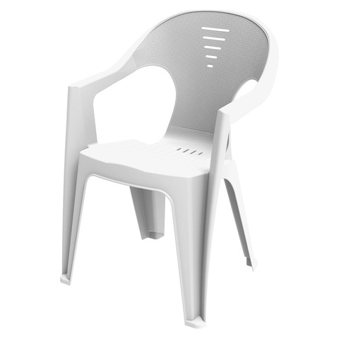 كوزموبلاست ريجينا كرسي بذراعين - أبيض