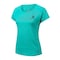 Kelme Women Running T-shirt (Neon Mint Green/Gray) - Size 2XS.